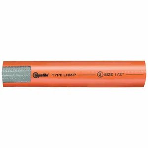 LIQUATITE LNM-P 12 Liquid Tight Conduit, 3/4 Inch Trade Size, Orange, 175 ft Nominal Length, LNMP | CR9NXB 787L31