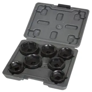 LISLE LS/13270 Filter Socket Set, Low Profile, 7 Pieces | CE7MTA