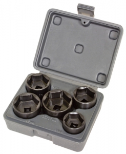 LISLE LS/13300 Filter Socket Set, Low Profile, 5 Pieces | CE7MTD