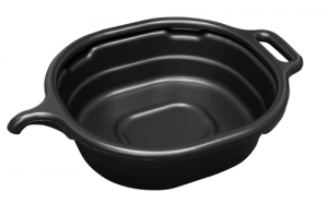 LISLE LS/17972 Oil Drain Pan, 4.5 Gallon, Black, Oval | CD8ELR