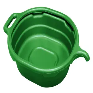 LISLE LS/17982 Oil Drain Pan, 4.5 Gallon, Green, Oval | CD8ELT