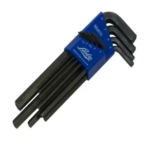 LISLE LS/42650 Hex Key Set, Long Arm, 9 Metric Pieces | CD8FTE