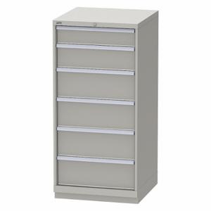 LISTA SC13-0608A-FTKALG Modular Drawer Cabinet, 28 1/4 Inch Size x 28 1/2 Inch Size x 57 1/8 in, 6 Drawers | CR9PHQ 48UR83