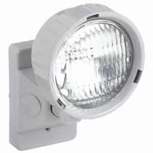 LITHONIA LIGHTING ELA NX H0806 Wet Location Remote Head, Halogen, Plastic, Ceiling/End/Wall, 8 W Lamp Watt, 1 Lamps, 6 V | CR9QFZ 2XLE9