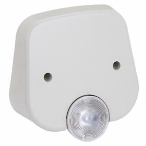 LITHONIA LIGHTING ERE W SGL RD M24 Remote Head, Led, Plastic, Ceiling/Wall, 1 W Lamp Watt, 1 Lamps, 3.6 V, Adj, White | CR9QDD 487V44