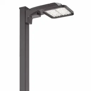 LITHONIA LIGHTING KAX1 LED P3 50K R5 MVOLT RPA DDBXD Parking Lot Light Fixture, Pole, 18, 572 lm, 130 W Fixture Watt, Type V, 400W MH/HPS | CR9QAU 53XH45