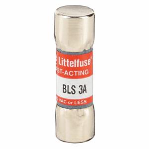 LITTELFUSE BLS003 Fuse, 3A, 600V AC, 1-3/8 Inch Length x 13/32 Inch Dia. | CY3DZR