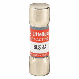 LITTELFUSE BLS004 Fuse, 4A, 600V AC, 1-3/8 Inch Length x 13/32 Inch Dia. | CY3DZT