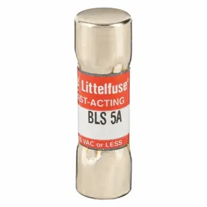 LITTELFUSE BLS005 Fuse, 5A, 600V AC, 1-3/8 Inch Length x 13/32 Inch Dia. | CY3DZU