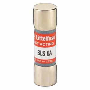 LITTELFUSE BLS006 Fuse, 6A, 250V AC, 1-3/8 Inch Length x 13/32 Inch Dia. | CY3DZV