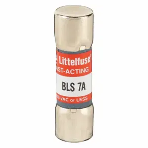 LITTELFUSE BLS007 Fuse, 7A, 250V AC, 1-3/8 Inch Length x 13/32 Inch Dia. | CY3DZW