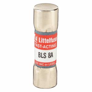 LITTELFUSE BLS008 Fuse, 8A, 250V AC, 1-3/8 Inch Length x 13/32 Inch Dia. | CY3DZX