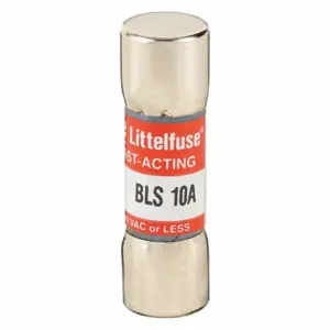 LITTELFUSE BLS010 Fuse, 10A, 250V AC, 1-3/8 Inch Length x 13/32 Inch Dia. | CY3DZY