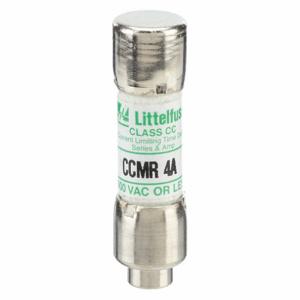 LITTELFUSE CCMR004 Fuse, Class CC, Time Delay, 4A, 300V DC, Cylindrical Body, Non-Indicating | CY3EAF