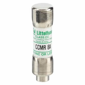 LITTELFUSE CCMR008 Fuse, Class CC, Time Delay, 8A, 250V DC, Cylindrical Body, Non-Indicating | CY3EAK