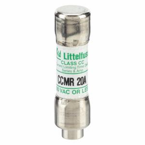 LITTELFUSE CCMR020 Fuse, Class CC, Time Delay, 20A, 500V DC, Cylindrical Body, Non-Indicating | CY3EAW