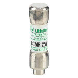 LITTELFUSE CCMR025 Fuse, Class CC, Time Delay, 25A, 500V DC, Cylindrical Body, Non-Indicating | CY3EAX