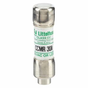 LITTELFUSE CCMR030 Fuse, Class CC, Time Delay, 30A, 500V DC, Cylindrical Body, Non-Indicating | CY3EBA