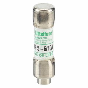 LITTELFUSE CCMR05.6 Fuse, Class CC, Time Delay, 5-6/10A, 250V DC, Cylindrical Body, Non-Indicating | CY3EBC