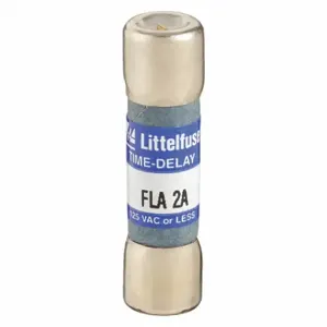 LITTELFUSE FLA002 Fuse, 2A, 125V AC, 1-1/2 Inch Length x 13/32 Inch Dia. | CY3EBQ