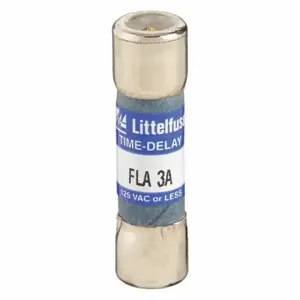 LITTELFUSE FLA003 Fuse, 3A, 125V AC, 1-1/2 Inch Length x 13/32 Inch Dia. | CY3EBR