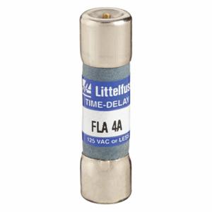 LITTELFUSE FLA004 Fuse, 4A, 125V AC, 1-1/2 Inch Length x 13/32 Inch Dia. | CY3EBT