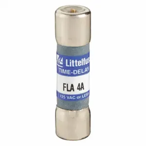 LITTELFUSE FLA004 Fuse, 4A, 125V AC, 1-1/2 Inch Length x 13/32 Inch Dia. | CY3EBT