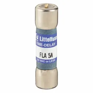 LITTELFUSE FLA005 Fuse, 5A, 125V AC, 1-1/2 Inch Length x 13/32 Inch Dia. | CY3EBU