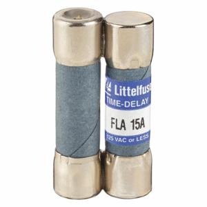 LITTELFUSE FLA015 Fuse, 15A, 125V AC, 1-1/2 Inch Length x 13/32 Inch Dia. | CY3EBX