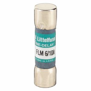 LITTELFUSE FLM.600 Fuse, 6/10A, 250V AC, 1-1/2 Inch Length x 13/32 Inch Dia. | CY3ECA