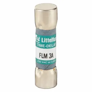 LITTELFUSE FLM003 Fuse, 3A, 250V AC, 1-1/2 Inch Length x 13/32 Inch Dia. | CY3ECE