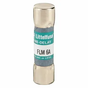 LITTELFUSE FLM006 Fuse, 6A, 250V AC, 1-1/2 Inch Length x 13/32 Inch Dia. | CY3ECH