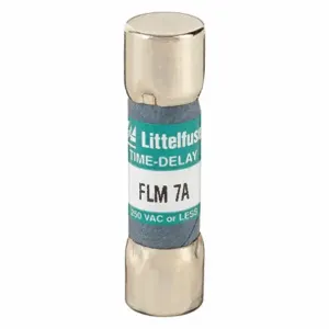 LITTELFUSE FLM007 Fuse, 7A, 250V AC, 1-1/2 Inch Length x 13/32 Inch Dia. | CY3ECJ