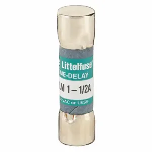 LITTELFUSE FLM01.5 Fuse, 1-1/2A, 250V AC, 1-1/2 Inch Length x 13/32 Inch Dia. | CY3ECN