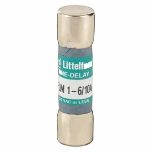 LITTELFUSE FLM01.6 Fuse, 1-6/10A, 250V AC, 1-1/2 Inch Length x 13/32 Inch Dia. | CY3ECP