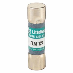 LITTELFUSE FLM012 Fuse, 12A, 250V AC, 1-1/2 Inch Length x 13/32 Inch Dia. | CY3ECT