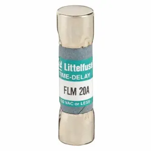 LITTELFUSE FLM020 Fuse, 20A, 250V AC, 1-1/2 Inch Length x 13/32 Inch Dia. | CY3ECX