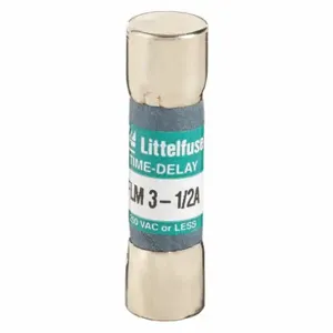 LITTELFUSE FLM03.5 Fuse, 3-1/2A, 250V AC, 1-1/2 Inch Length x 13/32 Inch Dia. | CY3EDA