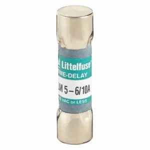 LITTELFUSE FLM05.6 Fuse, 5 6/10A, 250V AC, 1-1/2 Inch Length x 13/32 Inch Dia. | CY3EDC