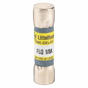 LITTELFUSE FLQ.125 Fuse, 1/8A, 500V AC, 1-1/2 Inch Length x 13/32 Inch Dia. | CY3EFH