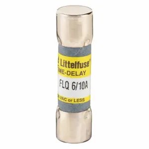 LITTELFUSE FLQ.600 Fuse, 6/10A, 500V AC, 1-1/2 Inch Length x 13/32 Inch Dia. | CY3EFL