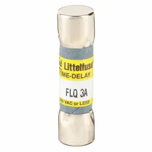 LITTELFUSE FLQ003 Fuse, 3A, 500V AC, 1-1/2 Inch Length x 13/32 Inch Dia. | CY3EFQ