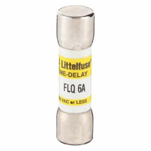 LITTELFUSE FLQ006 Fuse, 6A, 500V AC, 1-1/2 Inch Length x 13/32 Inch Dia. | CY3EFU