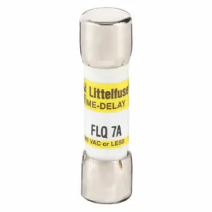 LITTELFUSE FLQ007 Fuse, 7A, 500V AC, 1-1/2 Inch Length x 13/32 Inch Dia. | CY3EFV