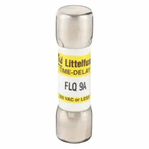 LITTELFUSE FLQ009 Fuse, 9A, 500V AC, 1-1/2 Inch Length x 13/32 Inch Dia. | CY3EFX