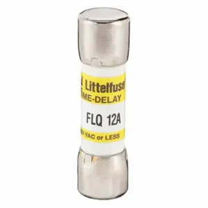 LITTELFUSE FLQ012 Fuse, 12A, 500V AC, 1-1/2 Inch Length x 13/32 Inch Dia. | CY3EFZ