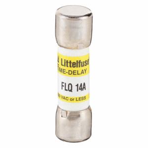 LITTELFUSE FLQ014 Fuse, 14A, 500V AC, 1-1/2 Inch Length x 13/32 Inch Dia. | CY3EGA