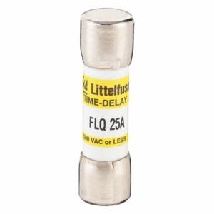 LITTELFUSE FLQ025 Fuse, 25A, 500V AC, 1-1/2 Inch Length x 13/32 Inch Dia. | CY3EGD