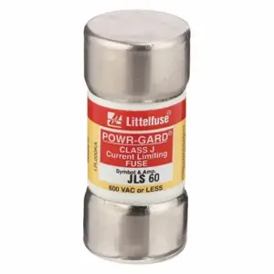 LITTELFUSE JLS060 Fuse, 60A, 600V AC, 2-3/8 Inch Length x 1-1/16 Inch Dia., Cylindrical Body | CY3ELZ