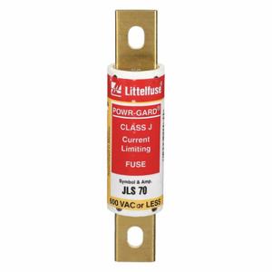 LITTELFUSE JLS070 Fuse, 70A, 600V AC, 4-5/8 Inch Length x 1-1/8 Inch Dia., Blade Body, Fast Acting | CY3EMA